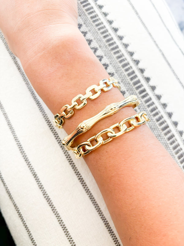 Harper Chain Link Bangle