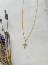 Pearl Cross Necklace