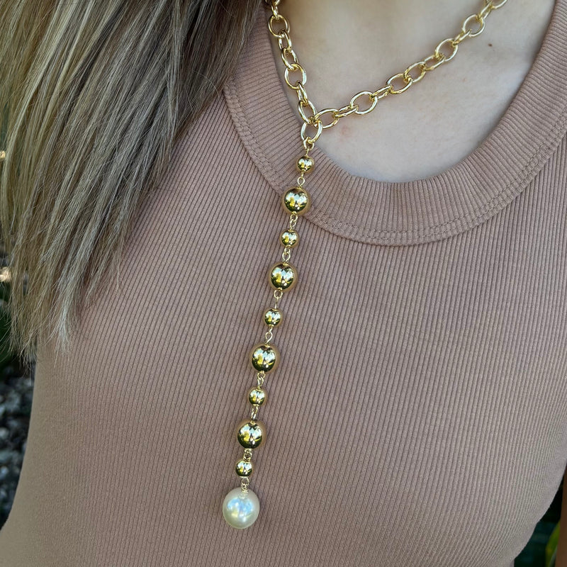 Roma Long Lariat Necklace