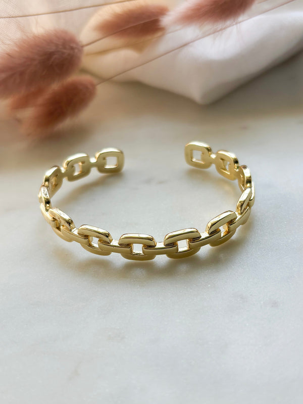 Evelyn Square Link Bangle