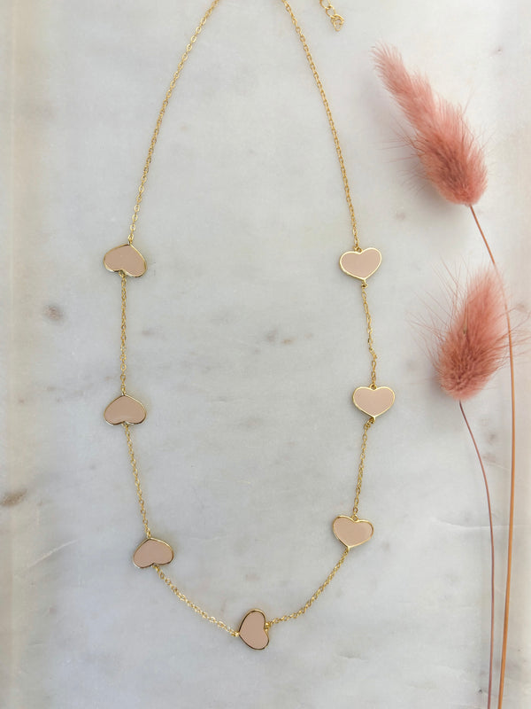 A Bit Of Love Blush Heart Necklace