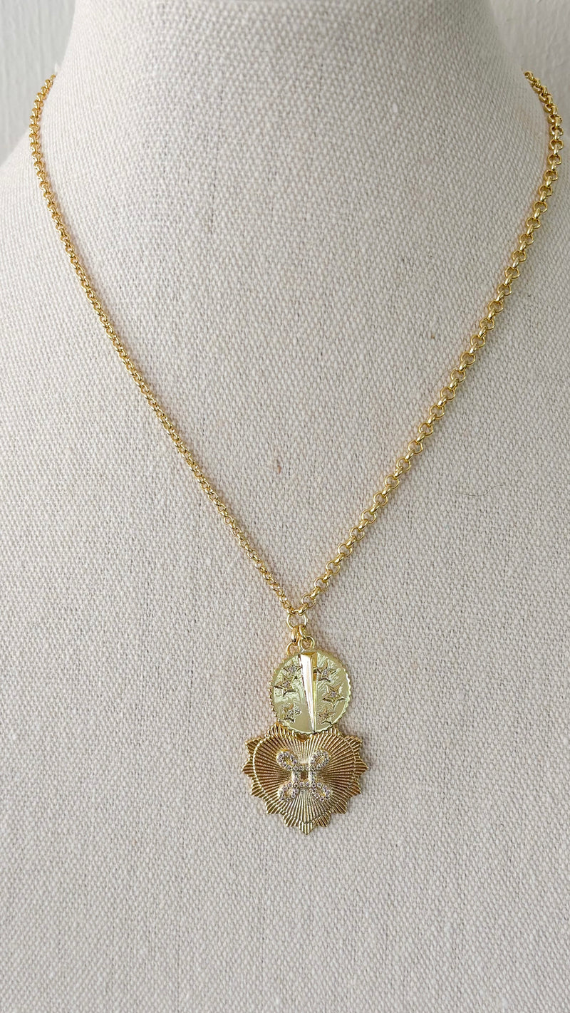 Two Charm Necklace