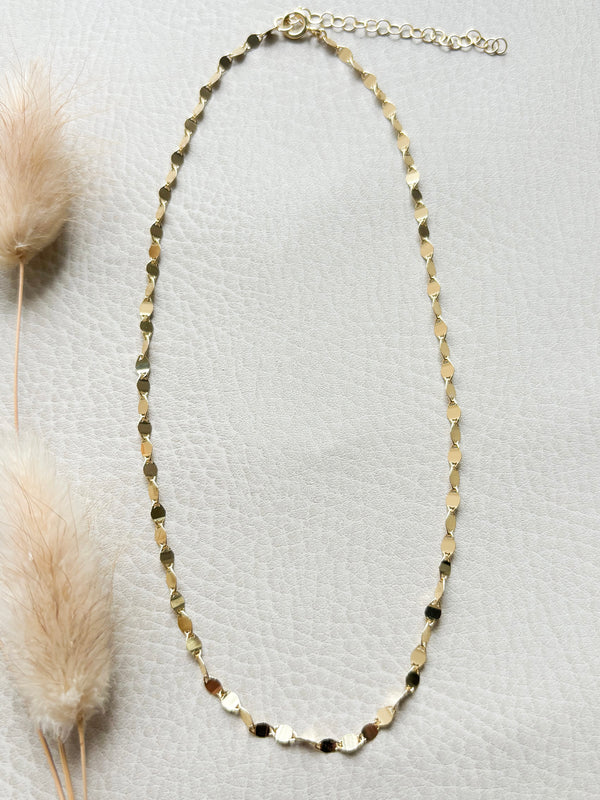 Flake Choker Necklace