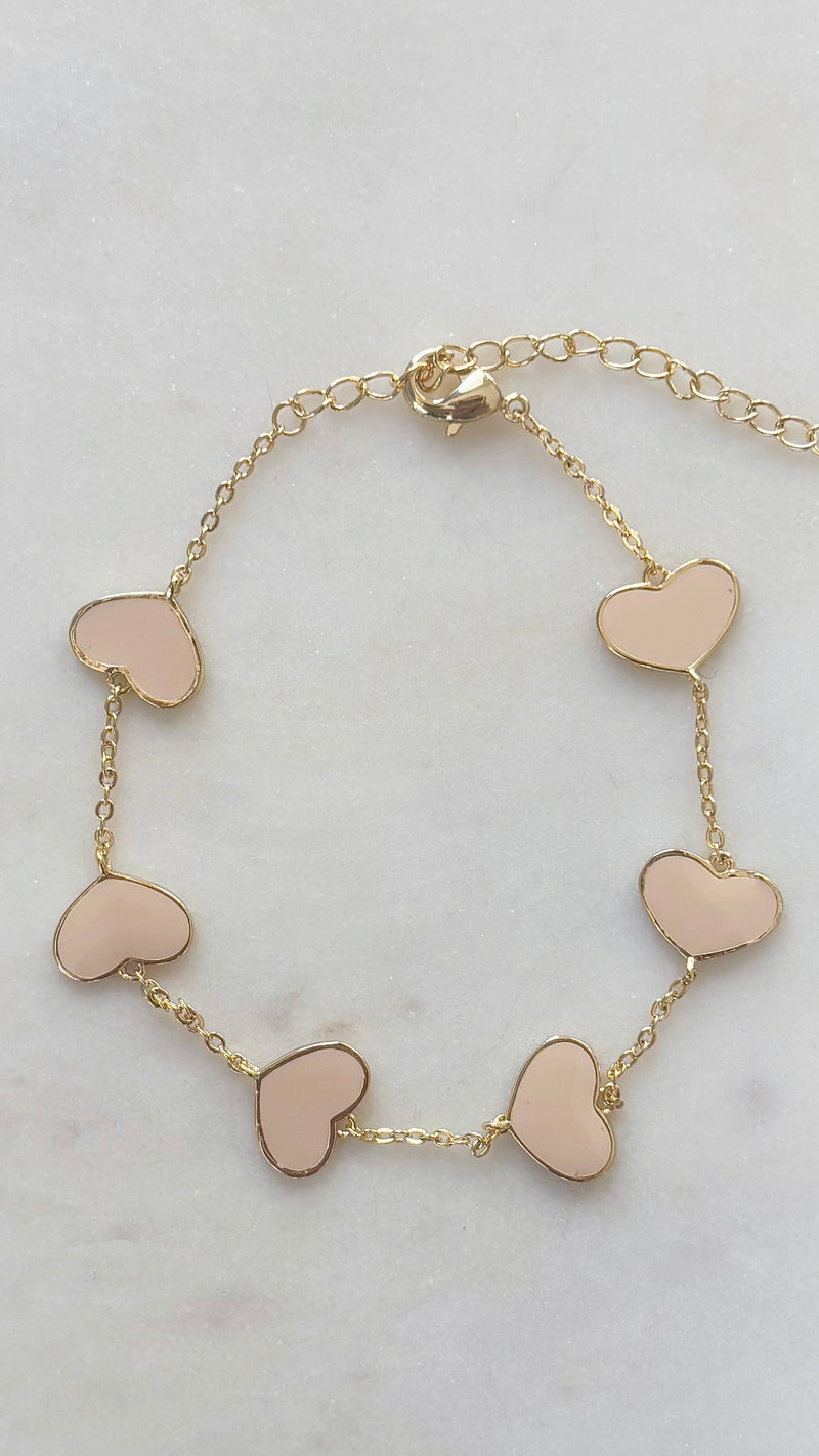 A Bit of Love Blush Heart Bracelet