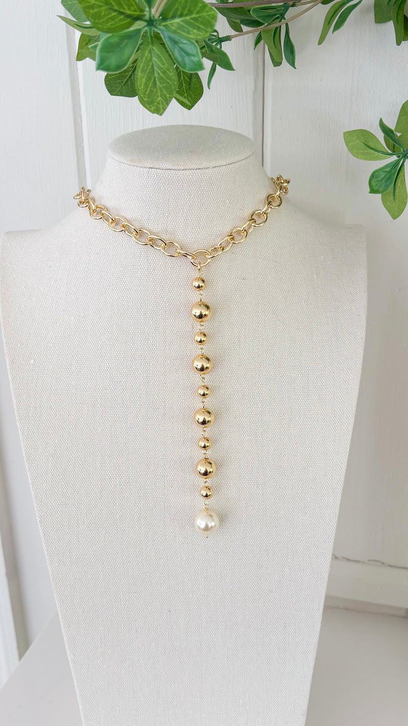 Roma Long Lariat Necklace