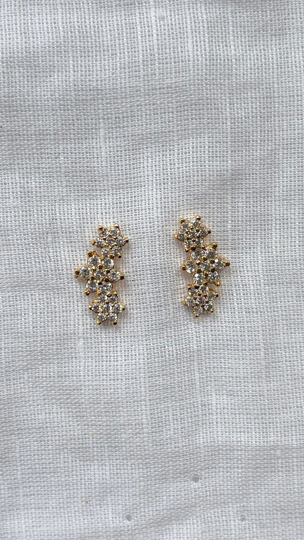 Flower Burst Post Earrings