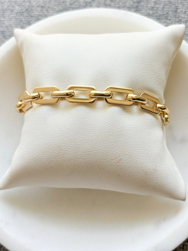 Nicole Square Link Bracelet